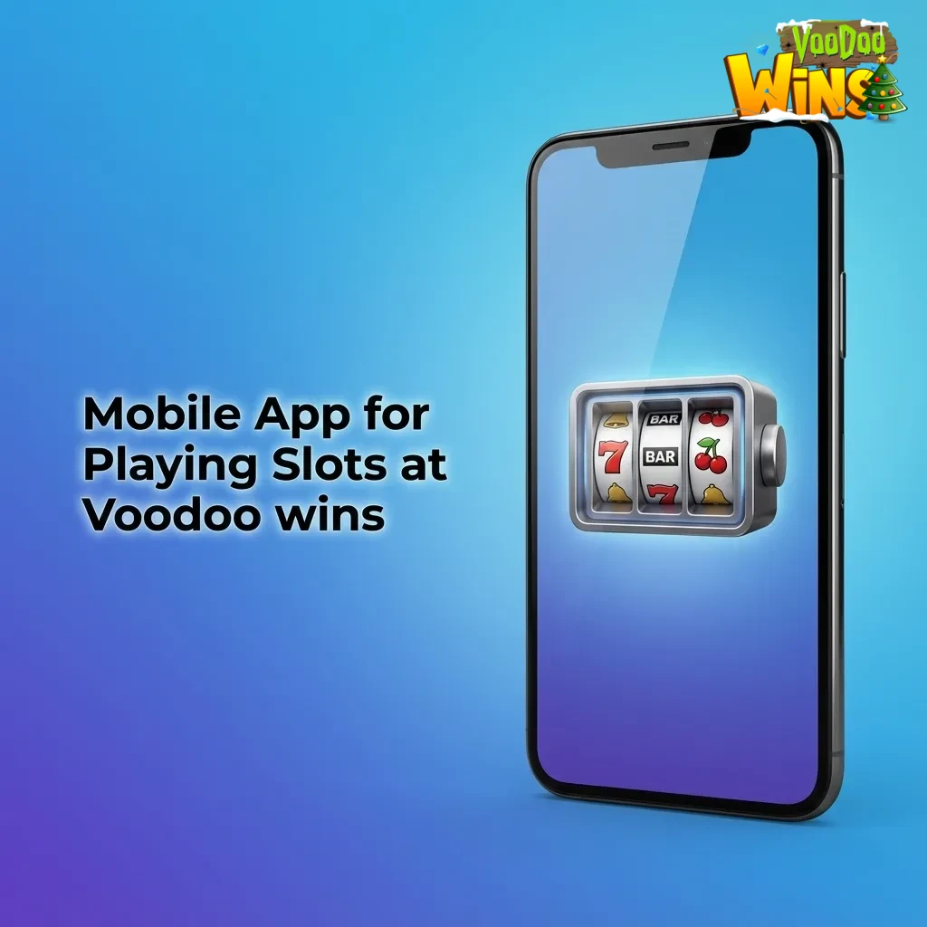 Phones displaying the Voodoo Wins slots app with lobby, search, filters, secure payments, and responsive gameplay