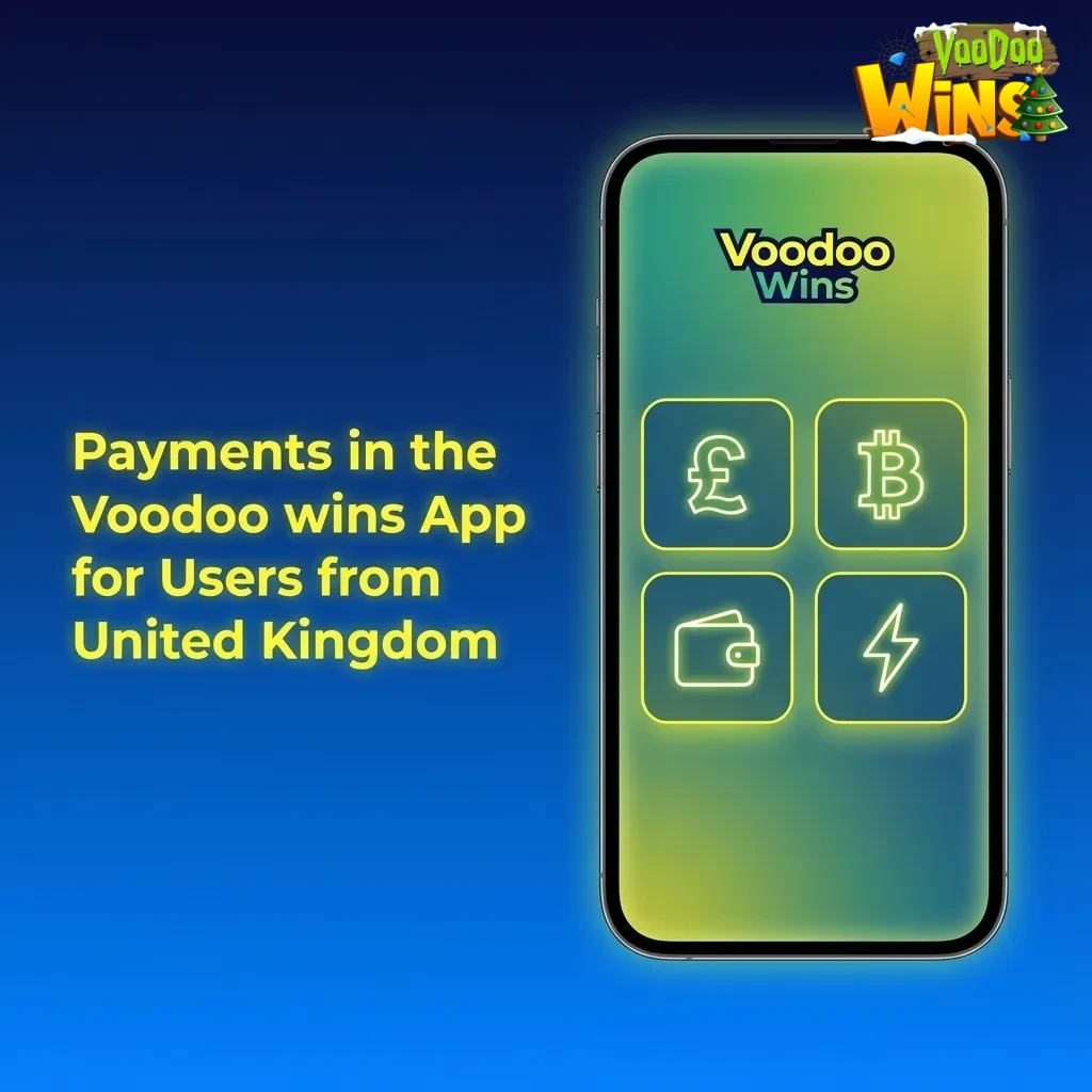 UK Voodoo wins app payments: USDT (ERC20), Visa, Mastercard. Instant deposits, quick payouts. Min £10 deposit, £20 withdrawal