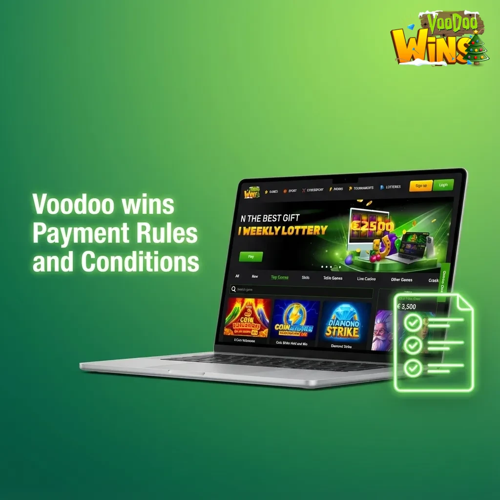 Voodoo Wins UK deposits and withdrawals rules: own-name methods, ID checks, withdraw to original method; GBP; fees apply.