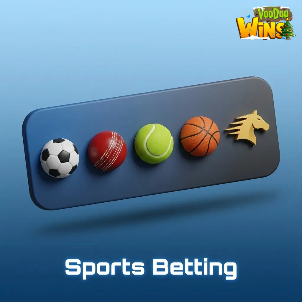 Bet on 35+ sports with Voodoo Wins: football, horse racing, tennis, cricket, UK leagues, global, in-play markets.