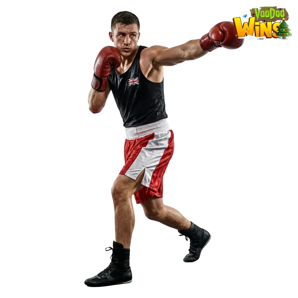 Voodoo Wins UK sportsbook and casino promo banner with Premier League, Wimbledon, Visa/Mastercard/USDT, Android app.